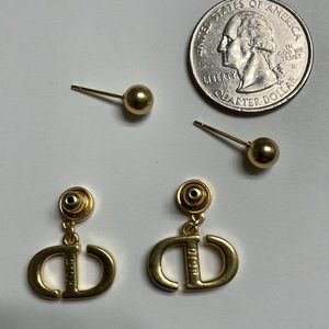 New!  Dior earrings.